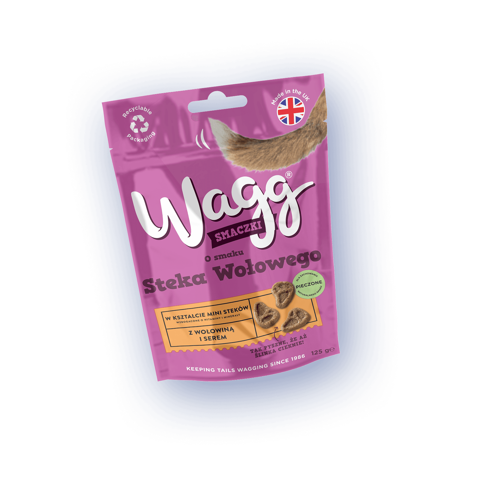 Wagg Smaczki o smaku Steka Wołowego z wołowiną i serem